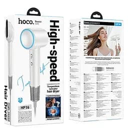 Фен для волосся Hoco HP16 Power Dry (1650W) White - мініатюра 6