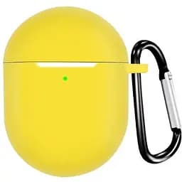 Чохол-накладка DK Silicone Candy Friendly з карабіном для Xiaomi Redmi Buds 4 (yellow)