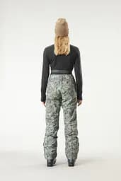 Штани жіночі Picture Organic Treva Printed Womens 2024 L Сірий-Бірюзовий - мініатюра 2