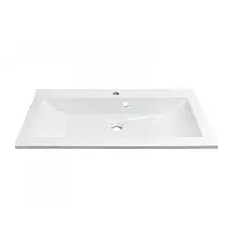 Умывальник накладной Adamant Strungdunne White 844x400x123 мм, искусственный камень 84,4 см