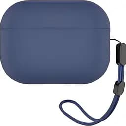 Чохол для навушників Blueo Liquid Silicone Case для AirPods Pro 2 (Deep Blue) [75238]