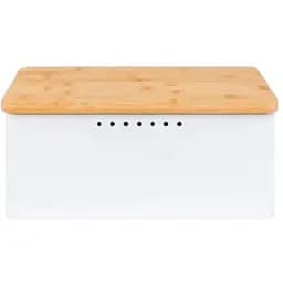 Хлебная корзина Ernesto 2-в-1 с бамбуковой крышкой для нарезки