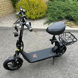 Електросамокат KUGOO Kirin C1+ Plus 18Ah 1000W чорний, з посиленою корзиною - мініатюра 4