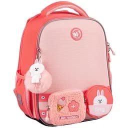 Школьный рюкзак  каркасный YES Line Friends Pretty Cony H-100