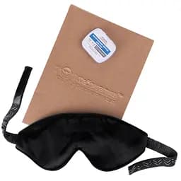 Подарочный набор беруши для сна Kokon Universe + маска для сна Чумацький Шлях шелк 3.1 черная (1248-02)