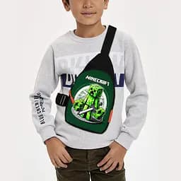 Сумка через плечо детская Minecraft 29х17 см сумка слинг для мальчика (02130)