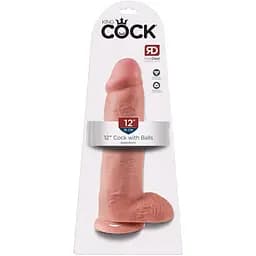 Фалоімітатор King Cock 12 inch 30.5 см тілесний