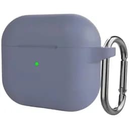 Чехол с карабином CasePro Protective Silicone Case для AirPods 3 Lavender
