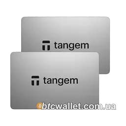 Криптогаманець Tangem Wallet 2.0 набір з 2 карток White (TG128X2-W) - мініатюра 2