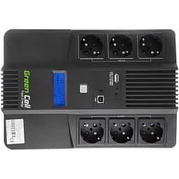 ДБЖ/Безперебійник Green Cell AiO 600VA/360W (UPS06) - мініатюра 2
