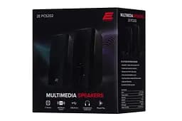 Акустична система 2E PCS202, 2.0, USB, Black - мініатюра 10