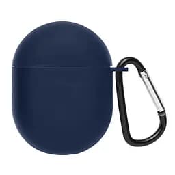 Силіконовий чохол для навушників Xiaomi Redmi Buds 3 Pro, Hang Case, синій, ультратонкий захисний кейс товщиною 2 мм, захист від подряпин, пилу та ударів, компактний, з карабіном для кріплення, ArmorStandart (ARM68423)