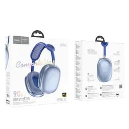 Навушники Hoco W55 Pleasing BT headphones Sky бездротові накладні блакитні - мініатюра 2