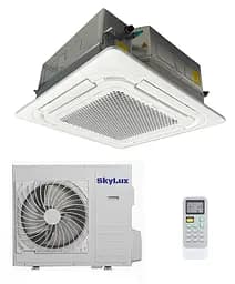 Касетний кондиціонер SkyLux Sky Inverter R32 Heat Pump SKH-C24R3DI/SKH-U24HR3DI