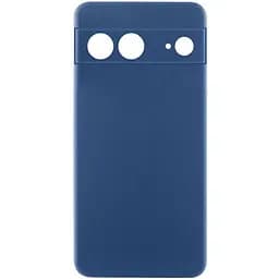 Чохол Silicone Cover Lakshmi Full Camera (AA) для Google Pixel 8 Синій / Navy Blue