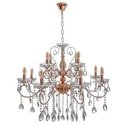 Люстра свеча Brille подвесная хрустальная E14 40W (BCL-669S/12)