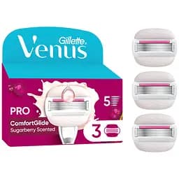 Сменные картриджи для бритья Gillette Venus Pro Comfortglide Sugarberry Scented женские 3 шт.