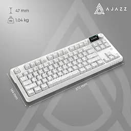 Клавіатура Ajazz AK870 V2 Side Contour White (AK870-V2-S-W) - мініатюра 14