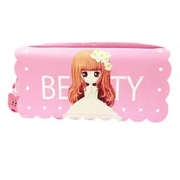 Пенал Beauty, 2 отделения, 20x9x6.5 см (в ассортименте)