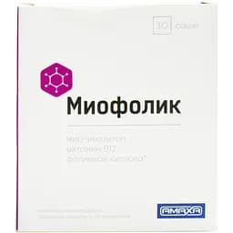 Диетическая добавка Миофолик для улучшения репродуктивной функции у женщин 30 саше