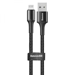 Кабель Baseus Halo Cable USB to Lightning 2.4A 0.5m CALGH-A01 Black