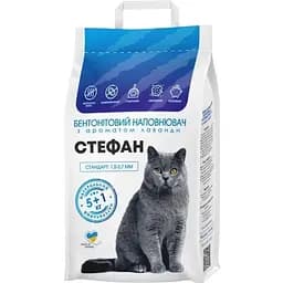 Наповнювач для котячих туалетів Стефан бентонітовий гранула стандарт 1.5-2.7 мм 6 кг