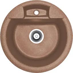 Кухонная мойка Adamant FINE terra-cotta d 470x190 мм, без крыла d 47