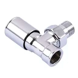 Кран вентильний кутовий з американкою Solomon 1/2″ chrom 1845 000002161 - мініатюра 4