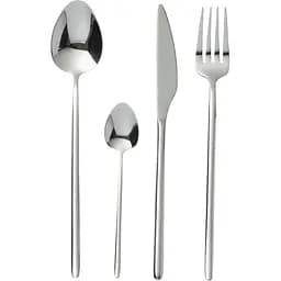 Набор столовых приборов J-line серебристый 24 шт. (49007)