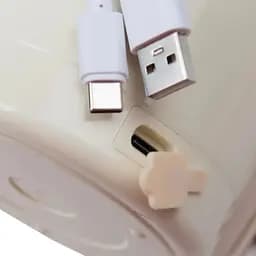 Ланч-бокс з підігрівом круглий від USB 600 мл Бежевий (91600001) - мініатюра 4