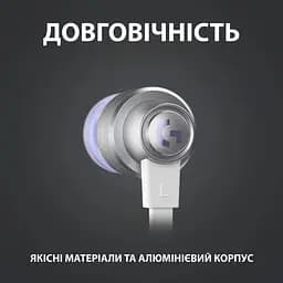 Навушники Logitech G333 ігрові Білі (981-000930) - мініатюра 8