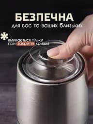 Кавомолка Bitek електрична ножова 1000 Вт нержавіюча сталь - мініатюра 4