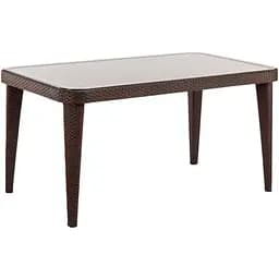 Стіл Tilia Osaka 90x150 см з зовнішнім склом венге (00-00010060)