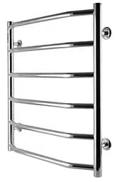 Водяна рушникосушка Unio LT W 600-500-6 Драбинка Трапеція, Хром - мініатюра 4