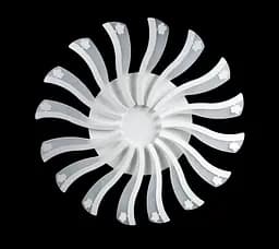 Люстра стельова LED Splendid Ray LK39264/16, 16W, білий, сучасний стиль з пультом