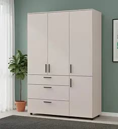 Шафа для одягу Doros Торн Кашемір 3 ДСП/3Ш (полиці) 135х51.6х200 (44900498)
