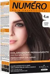 Краска для волос Numero Hair Professional Brown тон 4.00 каштан 140 мл