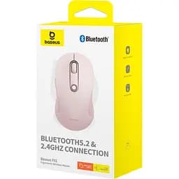 Миша Baseus F02 Ergonomic Pink [B01055505411-01] [129415] - мініатюра 7