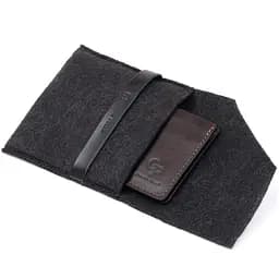 Шкіряне портмоне Grande Pelle 9х10х1 см acs0014771 - мініатюра 5