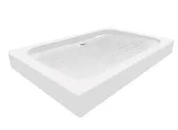 Набір Lidz Душова кабіна Wawel SC120x80.SAT.LOW.FR, прямокутна, скло Frost 5 мм + Душовий піддон Kapielka ST120x80x14 - мініатюра 9