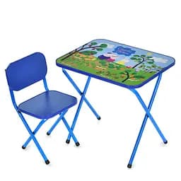 Детский столик складной со стульчиком M 5963-4 синий