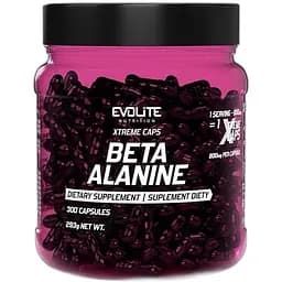 Аминокислота Evolite Nutrition Beta Alanine 800 мг Xtreme 300 капсул