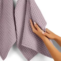 Рушник вафельний Cosas Greek Waffle Laurel 55x100 см, ліловий - мініатюра 4