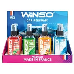 Ароматизатор Winso Pump Spray MIX №3, 75мл, 12шт набор (500003)