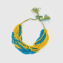 Намисто 001AQ Цвіт нації Жовтий (2000989997511А)