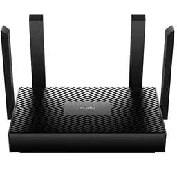 Маршрутизатор Cudy WR1500, чорний, Wi-Fi 6 (до 1501 Mb/s, 2.4/5GHz), 3хLAN (10/100/1000 Mb/s), 1хWAN (10/100/1000Mb/s), 4 зовнішні