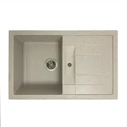 Кухонна мийка Adamant FORT avena 770x495x200 мм, з крилом 77 см - мініатюра 1