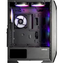 Корпус Zalman N7 Plus V2, Black, Mid Tower, без БП, для ATX / Micro ATX / Mini ITX, 1xUSB 3.0 / 2xUSB 2.0, макс. CPU - 160 мм / VGA - 340 мм, 6x120 мм RGB + 1x120 Black, бічна панель із загартованого скла - мініатюра 3
