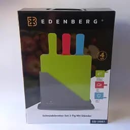 Кухонні обробні дошки Edenberg EB-11987 з підставкою 4 шт. - мініатюра 3