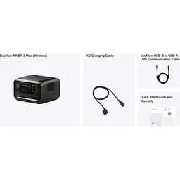 Зарядна станція EcoFlow RIVER 3 Plus Wireless (EFRIVER3PLUS-W-EU-CBOX) UA [142654] - мініатюра 7